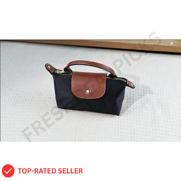 Mini Crossbody Bag Nylon Adjustable Strap Top Handle Casual Chic Compact - Picture 7 of 7